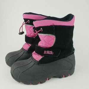 Girls Youth Totes Mid Calf Waterproof Snow Boots